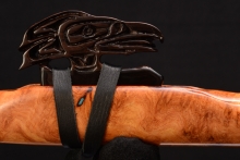 Makamong Burl Native American Flute, Minor, Mid G-4, #F4J